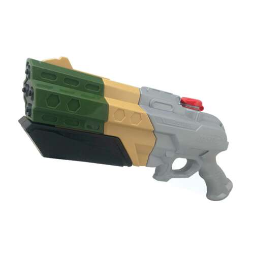 Strong Power Water Gun, pistolet wodny 45 cm, zielony i szary, dla dzieci, letnia zabawa, bitwa na wodę