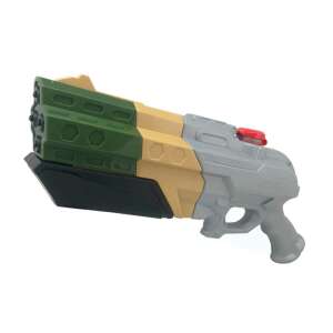 Strong Power Water Gun, vodná pištoľ 45 cm, zelená a sivá, pre deti, letná zábava, vodná bitka - Vodné pištole