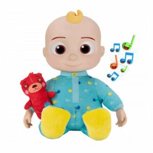 CoComelon Muzyczna Pluszowa Lalka JJ na dobranoc z Misiem - Jazwares