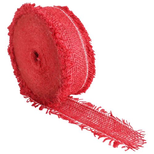 vidaXL Kert Juta Háló 5 cm x 10 m 180 gsm 100% Tossa juta Piros