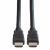 ROLINE 11.44.5572 HDMI kábel, 2m, fekete, két HDMI A típusú csatlakozóval egy vonalban