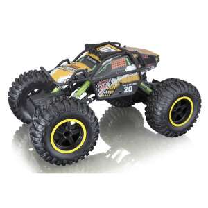 Maisto Tech RC Rock Crawler Pro Series 4WD mașină cu telecomandă, 2,4 GHz, off-road, negru, galben, verde, 4x4, încărcare USB, 8+ - Maisto Tech