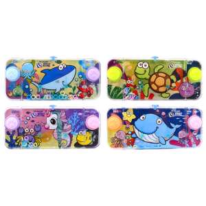 Set mit 4 Wasserflipper mit Meerestiermotiven: Hai, Schildkröte, Meerjungfrau und Wal - Logikspiele