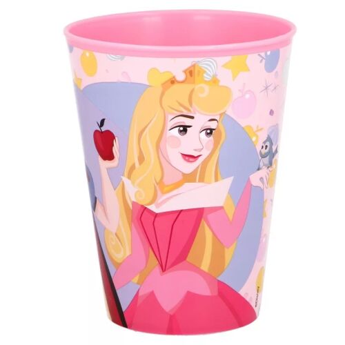 Disney Hercegnők True műanyag pohár Aurora karakterrel, 260 ml, BPA-mentes, rózsaszín, gyerekeknek - Gyerek pohár