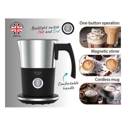 Adler AD 4497 Kolaž pjenjača mlijeka sa značajkama