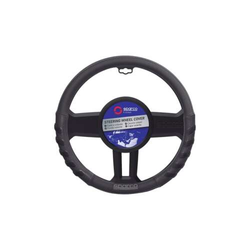 Sparco fekete PVC kormányvédő