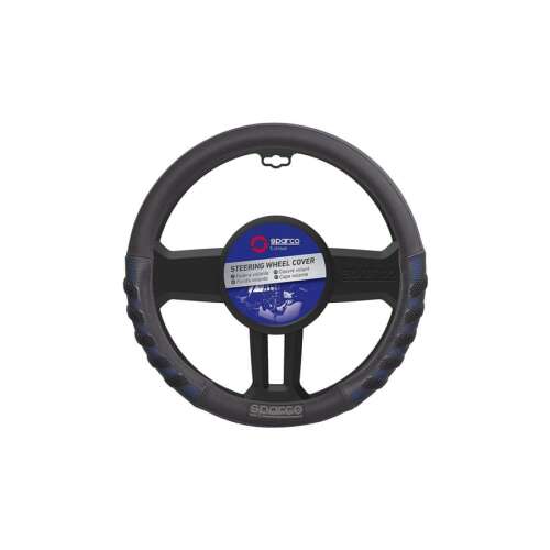 Sparco fekete-kék PVC kormányvédő