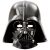 Star Wars Darth Vader papír maszk gyerekeknek, elölnézet, fekete szemekkel és száj kivágásokkal, 6 darabos jelmez szett része