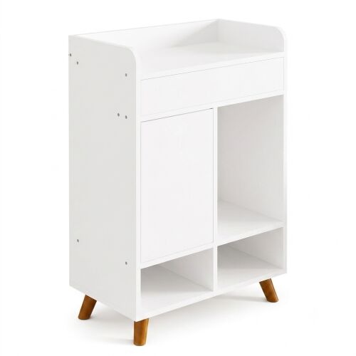 Cipősszekrény, tágas, fehér – 60 cm 171192070 - Cipőtároló