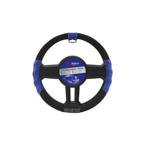 Sparco Sport Line perforált kék és fekete kormányvédő - Sparco