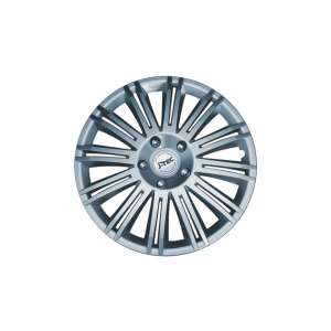Capac de roată Jestic 14 inci, argintiu, set de 4 - Jante auto