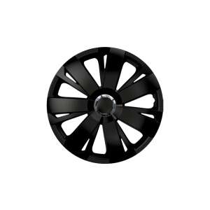 15 colos Energy Ring Chrome Black dísztárcsa, fekete és ezüst színben, 4 db-os készlet - Ring