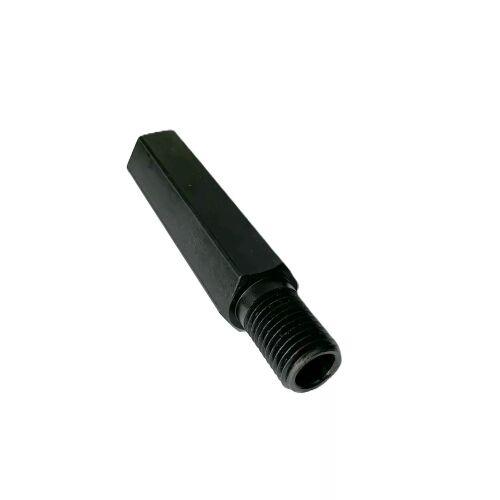 Fúrókorona hosszabbító adapter 200mm (5/4") magfúrókhoz, fekete acél, menetes véggel - Fúrószár hosszabbító