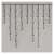 LED icicle lights, warm white, 10 meters, outdoor and indoor use, 8 modes, Emos