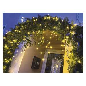 LED icicle lights, warm white, 10 meters, 600 LEDs, 8 modes, outdoor and indoor use, Emos - String Light