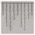 LED Christmas icicles, 10 m, outdoor and indoor, warm white, with programs 46714852