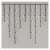 LED icicle lights, warm white, 10 meters, 600 LEDs, 8 modes, outdoor and indoor use, Emos