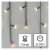 LED icicle lights, warm white, 10 meters, 600 LEDs, 8 modes, outdoor and indoor use, Emos