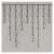LED icicle lights, warm white, 10 meters, outdoor and indoor use, 8 modes, Emos