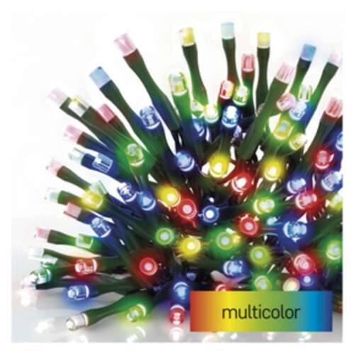 Multicolor LED Christmas lights, 40 lights, 4 meter long, Emos brand