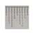 LED Christmas icicles, 10 m, outdoor and indoor, cold white, with programs 46931352