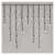 LED Christmas icicles, 10 m, outdoor and indoor, cold white, with programs 46931352