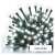 Close-up of cool white LED icicle lights, Christmas decoration