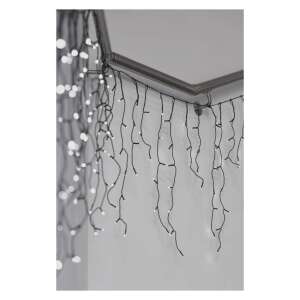 10 meter cool white LED icicle lights, 600 LEDs, 8 modes, for indoor and outdoor use - Christmas