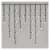 LED Christmas icicles, 10 m, outdoor and indoor, cold white, with programs 46931352