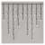 LED Christmas icicles, 10 m, outdoor and indoor, cold white, with programs 46931352