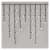 10m LED icicle lights with cool white light for Christmas decoration