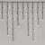 10m LED icicle lights with cool white light for Christmas decoration
