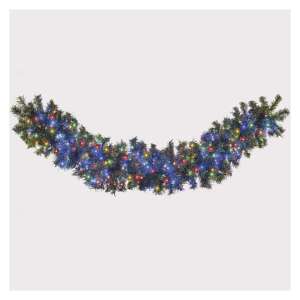 LED Christmas lights garland, 8 meter long, multicolor, for indoor and outdoor use - Christmas