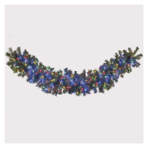 LED Christmas lights garland, 8 meter long, multicolor, for indoor and outdoor use