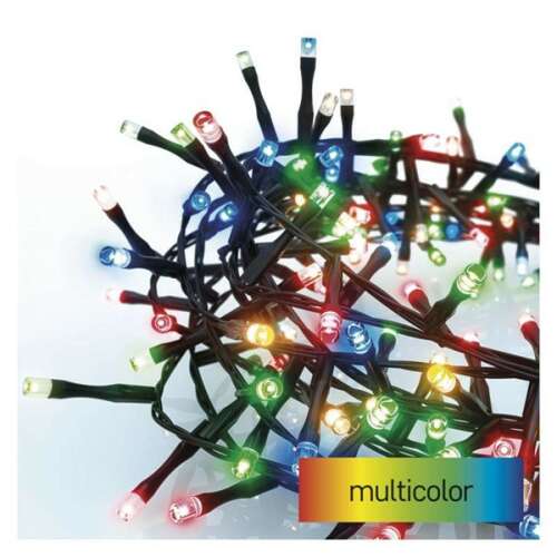 LED-Weihnachtslichterkette - Igel, 8 m, außen und innen, mehrfarbig, Timer