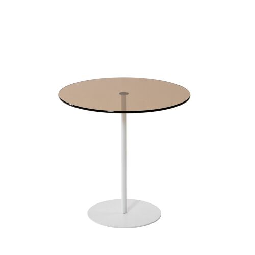 Hanah Home Chill-Out Dohányzóasztal – Fehér, Bronz 171245395 - Hanah Home