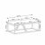Hanah Home dohányzóasztal szett Travetine Verona P0024623 - Travertin 171245676