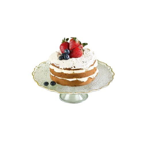 Hermia Cake Serving Plate Transparent Goblen - Transparent 171246202 - Tányér