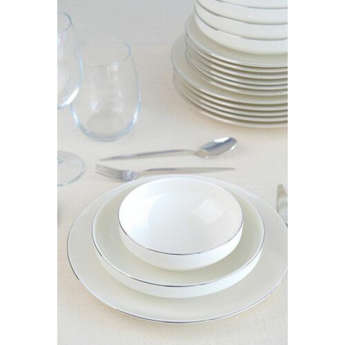 Hermia Dinner Set (24 Pieces) White
Silver 8684769233786 171248610 - Étkészlet
