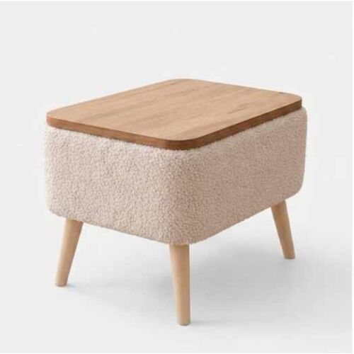 Hanah Home Side Table Beige Nora - Beige 171248622 - Dohányzóasztal