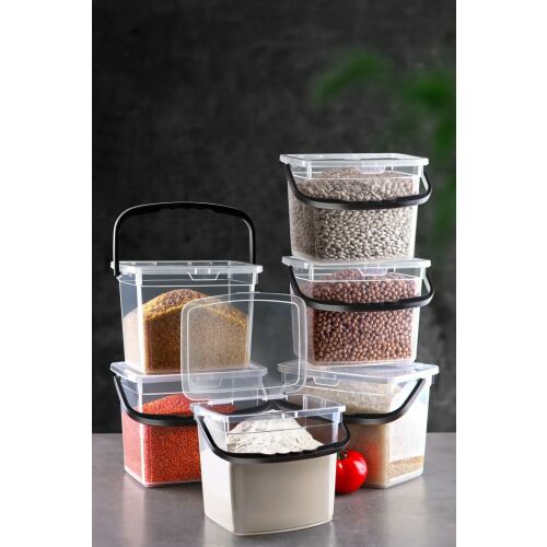 Hermia Storage Box Set (6 Pieces) Transparent MCH09968 171249012 - Ételtárolás