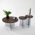 Hanah Home Serenity Dohányzóasztal Szett 2 darabos - dió, sötétszürke 171251296