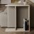 Hanah Home Side Table Travertine Lotus - Travertine 171251838