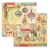 Stamperia Christmas Patchwork scrapbook papír színes karácsonyi díszekkel és rétegzett vintage mintákkal