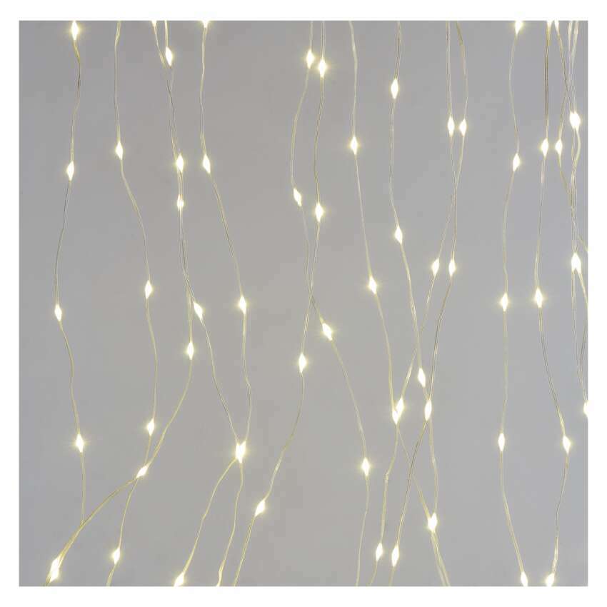 Emos D3EW02 karácsonyi fényfüggöny, drop, 1.7x1.5méter, 180LED, k...