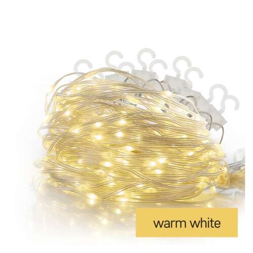 LED karácsonyi drop fényfüzér – fényfüggöny, 1,7x2 m, kültéri és beltéri, meleg fehér, pr.