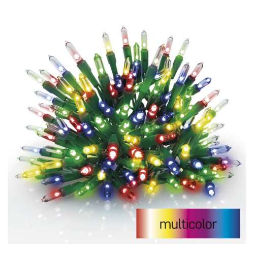 Șir de lumini de Crăciun cu LED-uri - tradițional, 17,85 m, pentru exterior și interior, multicolor