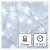 EMOS 100 LED-owe lampki w klastry, 2,4 m, zimna biel, zasilane bateriami, funkcja timera