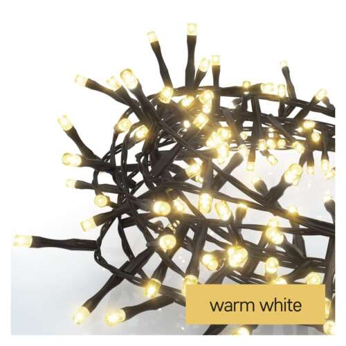 LED karácsonyi fényfüzér – süni, 12 m, kültéri és beltéri, meleg fehér, időzítő 46733645