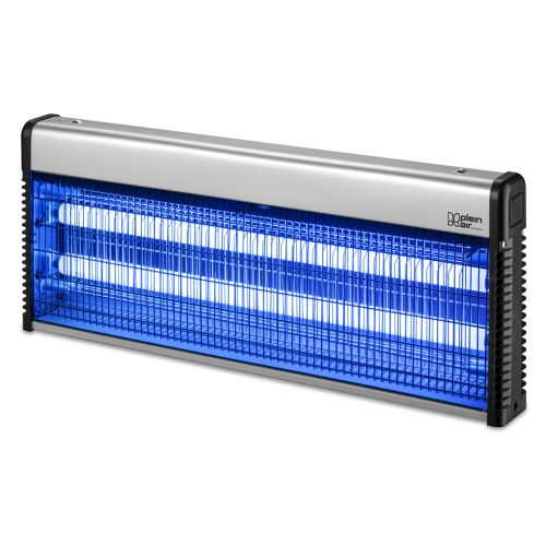Plein Air EI-L40 elektromos rovarcsapda, 2x20W LED csövek fémrácsot megvilágítva - Rovarcsapda